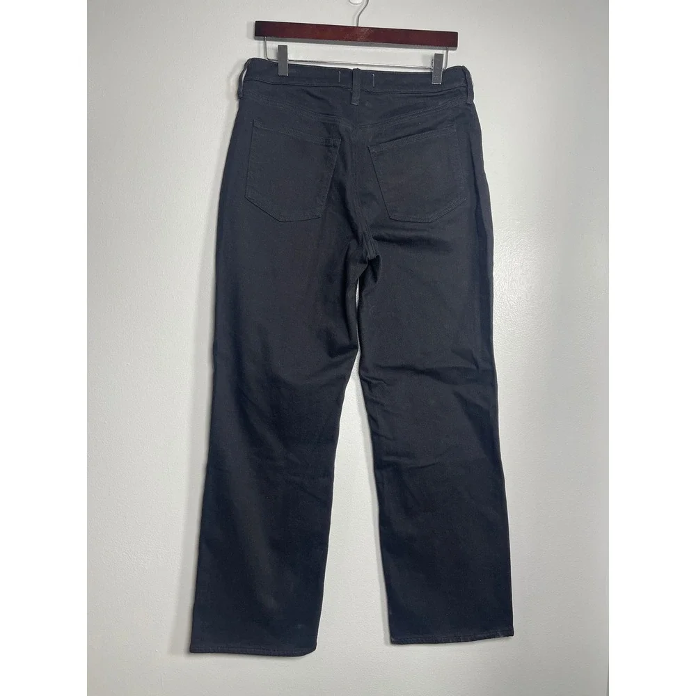 ABERCROMBIE & FITCH High Rise 90s Relaxed Jeans 29 Black NEW Curve Love Casual